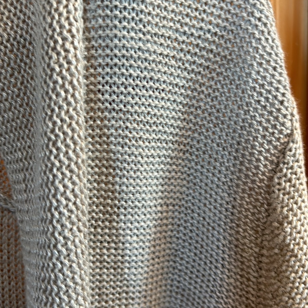 Eileen Fisher Hemp Cardigan Sweater Open-Front Knitted Long Sleeve - Picture 4 of 7